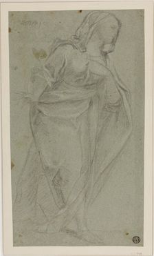 Standing Draped Female Figure, n.d. Creator: Baldassare Franceschini