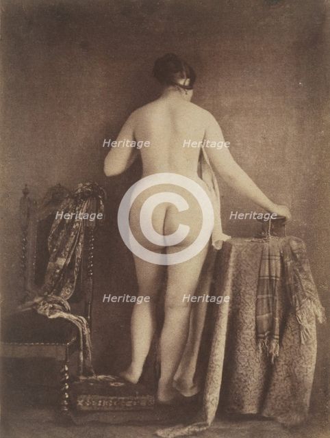 [Standing Female Nude], ca. 1853. Creator: Julien Vallou de Villeneuve.