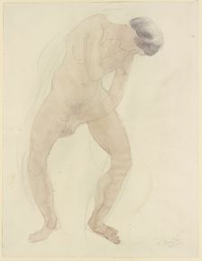 Standing female nude, c1860-1900. Creator: Auguste Rodin