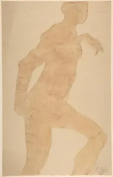 Standing Female Nude, n.d.. Creator: Unknown