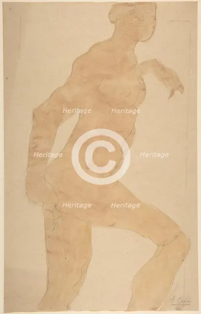 Standing Female Nude, n.d.. Creator: Unknown.