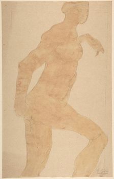 Standing Female Nude, n.d.. Creator: Unknown