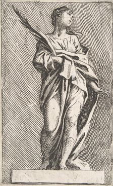 Standing Female Figure, ca. 1739-40., ca. 1739-40. Creator: Pierre Ignace Parrocel