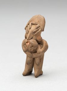 Standing Female Holding a Child in Her Arms, 500 B.C./300 B.C. Creator: Unknown