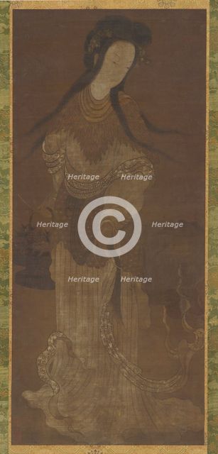 Standing Figure of a Female Immortal, Ming dynasty, 16th-17th century. Creator: Unknown.