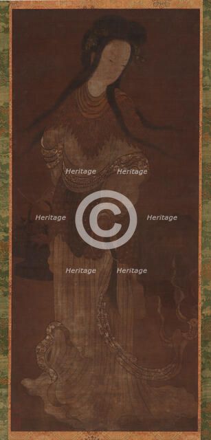 Standing Figure of a Female Immortal, Ming dynasty, 16th-17th century. Creator: Unknown.