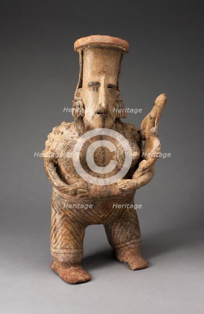 Standing Figure of a Mother and Child, 100 B.C./A.D. 250. Creator: Unknown.