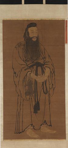 Standing figure of Lü Dongbin, Ming dynasty, 1368-1644. Creator: Unknown