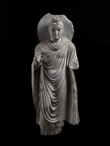Standing figure of the Buddha Sakyamuni, late 2nd century-early 3rd century
