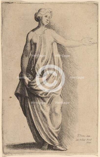 Standing Figure. Creator: Wenceslaus Hollar.