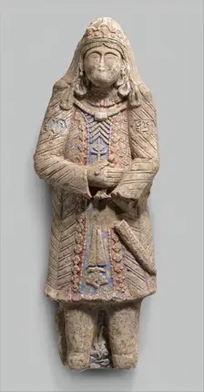 Standing Figure with Jeweled Headdress, Iran, 12th-early 13th century. Creator: Unknown