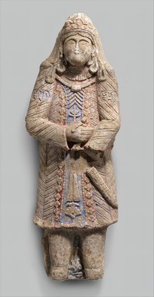 Standing Figure with Jeweled Headdress, Iran, 12th-early 13th century. Creator: Unknown