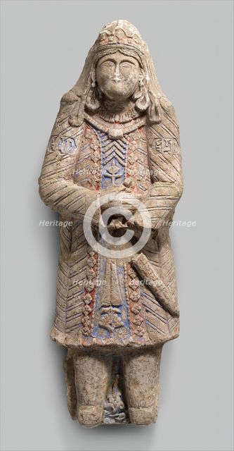 Standing Figure with Jeweled Headdress, Iran, 12th-early 13th century. Creator: Unknown.