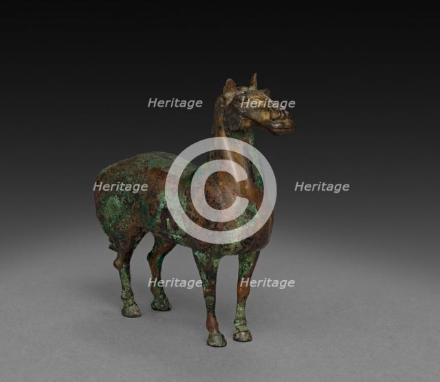 Standing Horse, 206 BC - AD 220. Creator: Unknown.