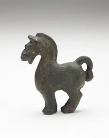 Standing horse, Han dynasty, possibly 1st-2nd century. Creator: Unknown