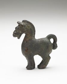 Standing horse, Han dynasty, possibly 1st-2nd century. Creator: Unknown
