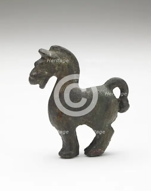 Standing horse, Han dynasty, possibly 1st-2nd century. Creator: Unknown.