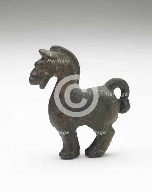 Standing horse, Han dynasty, possibly 1st-2nd century. Creator: Unknown.