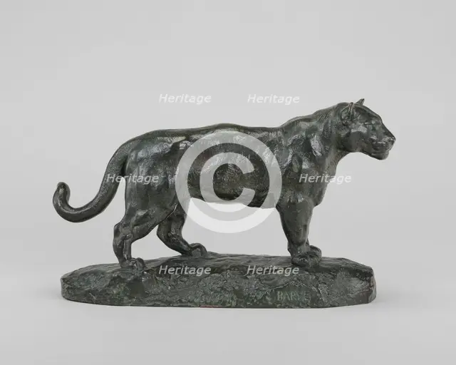 Standing Jaguar, model n.d., cast 1860/1873. Creator: Antoine-Louis Barye.