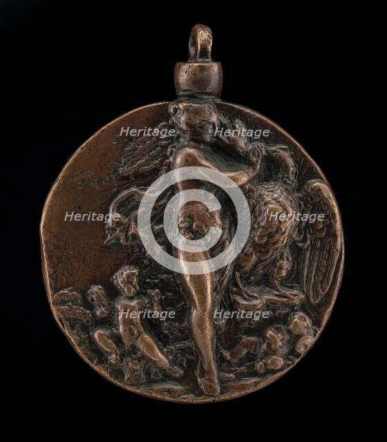 Standing Leda and the Swan [obverse], c. 1520. Creator: Unknown.