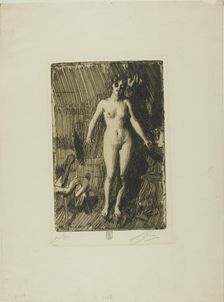 Standing Model, 1901. Creator: Anders Leonard Zorn