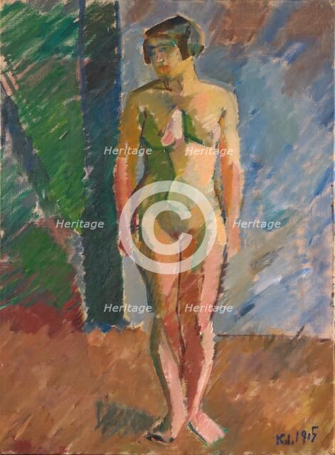 Standing Model, 1915. Creator: Karl Isakson.