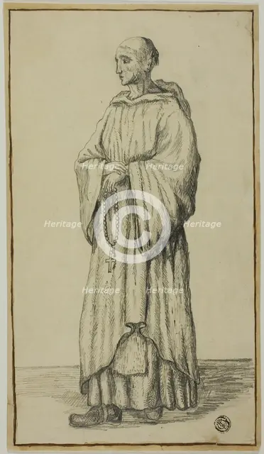 Standing Monk, n.d. Creator: Unknown.