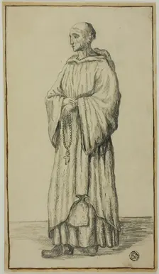 Standing Monk, n.d. Creator: Unknown