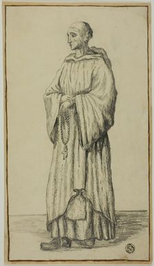 Standing Monk, n.d. Creator: Unknown