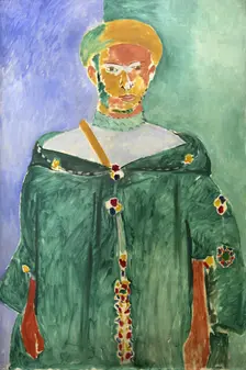Standing Moroccan in Green (Standing Riffian) 1913. Creator: Henri Matisse