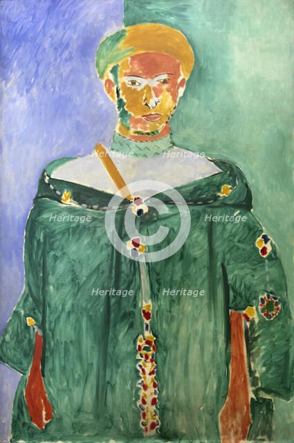 'Standing Moroccan in Green (Standing Riffian)', 1913. Creator: Henri Matisse.