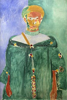 Standing Moroccan in Green (Standing Riffian) 1913. Creator: Henri Matisse