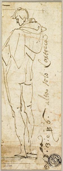 Standing Male Nude, 1680/99. Creator: Unknown