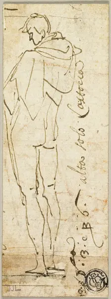 Standing Male Nude, 1680/99. Creator: Unknown