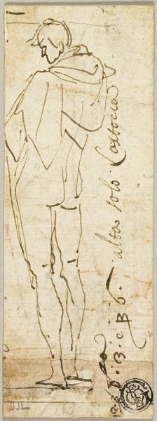 Standing Male Nude, 1680/99. Creator: Unknown