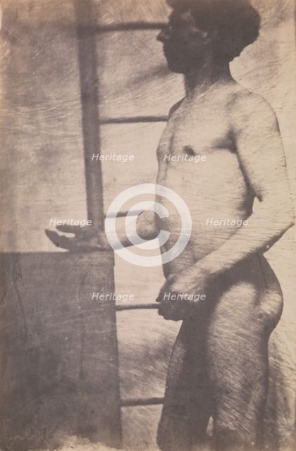 [Standing Male Nude], ca. 1856. Creator: Unknown.