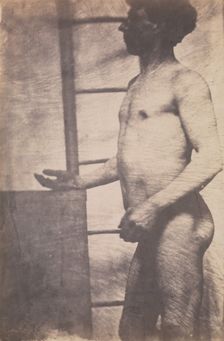 [Standing Male Nude], ca. 1856. Creator: Unknown