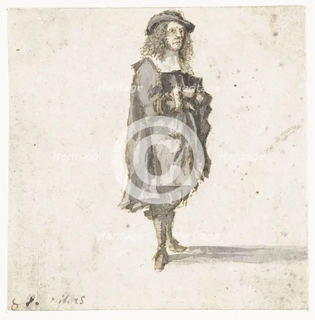 Standing man, 1633-1687. Creator: Gillis Neyts.
