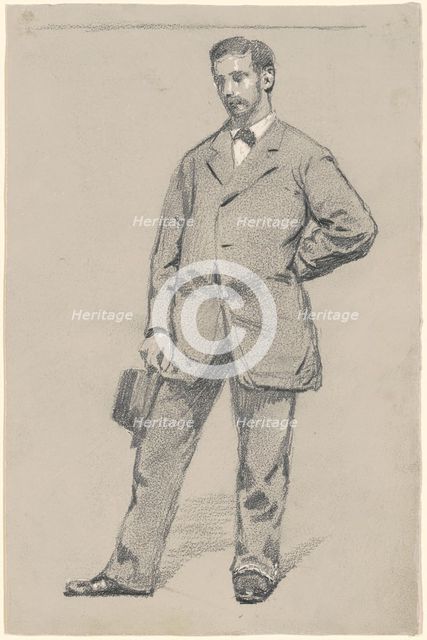 Standing Man, late 19th century. Creator: Robert William Vonnoh.