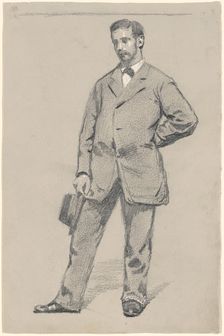 Standing Man, late 19th century. Creator: Robert William Vonnoh