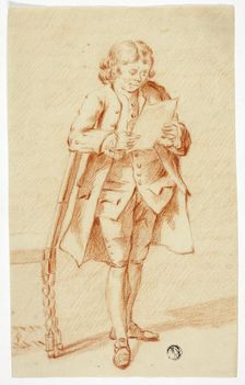 Standing Man Reading a Letter, n.d. Creator: Unknown