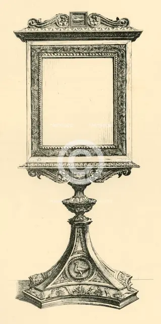 Standing mirror, c1510, (1881).  Creator: Andrew Fingar Brophy.