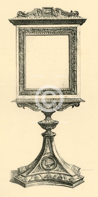 Standing mirror, c1510, (1881).  Creator: Andrew Fingar Brophy.