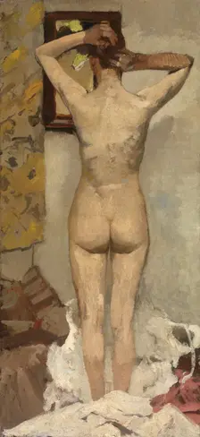 Standing Nude, 1893. Creator: George Hendrik Breitner