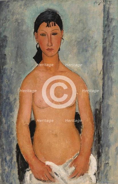 Standing Nude, 1918. Artist: Modigliani, Amedeo (1884-1920)