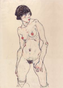 Standing Nude with Stockings