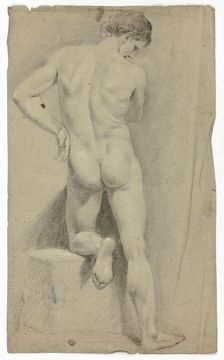Standing Nude from the Back, n.d. Creator: John Downman