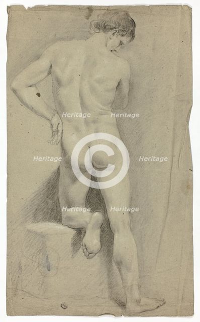 Standing Nude from the Back, n.d. Creator: John Downman.