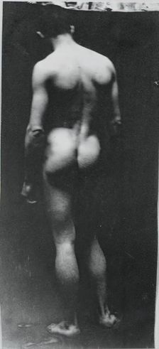Standing Nude (Samuel Murray), c. 1890-1892. Creator: Thomas Eakins