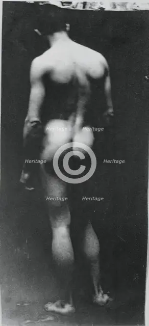 Standing Nude (Samuel Murray), c. 1890-1892. Creator: Thomas Eakins.